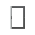 ABB - SPEE-L/M Porte Transparente L800xH1200 mm- IP55-3 Points de Fermeture - IK07