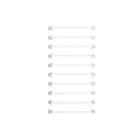 ABB - SPEE Combi-Double Rail DIN Fixe pour Plastron Modulaire L800-36mod (Pack 10pcs)