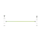 ABB - SPEE Combi- Kit de mise à la terre entre plastron et structure - 6mm2 2xM5