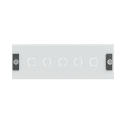 ABB - SPEE Combi- Plastron pour 5 boutons-poussoirs/voyants diam. 22,3mm L400 H100