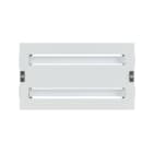 ABB - SPEE Combi-KIT Plastron Modulaire+Rail DIN 2R L600 H300 (Distance du rail 150mm)