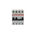 ABB - Disjoncteur Diff. Compact 3P+N (droite) 10A 6kA cbe C 300mA Type AC
