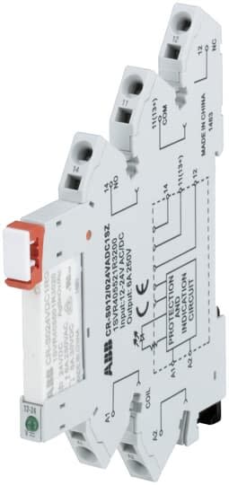 ABB - Socle ressort 12 A 24 VAC/DC pour Mini Relais 12 à 24V