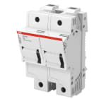 ABB - Porte Fusible E 92/30s Classe J - 2P- 30A - 600V AC/DC - av. indicateur fusion