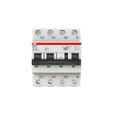 Acti9 iDD40N - Disj. dif. tete de grp - 3P+N 40A - C - 6000A-10kA - 30mA  Type Schneider Electric