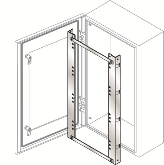 ABB - CADRE INOX 14DINx3R 600x400