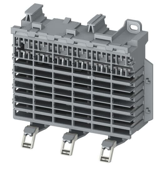 ABB - SMISSLINE- Embase 6 modules 250A L108mm avec capot extrémité