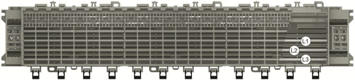 ABB - SMISSLINE- KIT Répartition 3P 250A (38 PLE 3L) avec capot extrémité