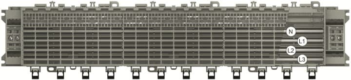 ABB - SMISSLINE- KIT Répartition 3P+N 250A (38 PLE 3LN) avec capot extrémité