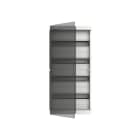 ABB - FOR154T72W - Coffret FOR150 - 4 x 18 modules - Porte Transparente -Blanc RAL9010