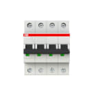 ABB - S200 Disjoncteur modulaire- 4P - 1.6A - Cbe C -6000A/10kA (4 modules)-peignable