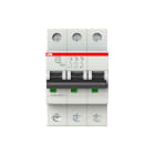 ABB - S200 Disjoncteur modulaire- 3P - 13A - Cbe D -6000A/10kA (3 modules)-peignable