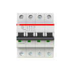 ABB - S200 Disjoncteur modulaire- 4P - 1.6A - Cbe D -6000A/10kA (4 modules)-peignable