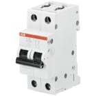 ABB - S200 Disjoncteur modulaire- 2P - 15A - Cbe K -6000A/10kA (2 modules)-peignable