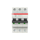 ABB - S200 Disjoncteur modulaire- 3P - 15A - Cbe K -6000A/10kA (3 modules)-peignable
