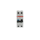 ABB - Disjoncteur Différentiel (1P/N-neutre à droite) DS201 M C16 Type F 30mA NAD