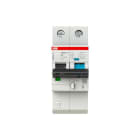 ABB - Disjoncteur Diff. Smissline embroch. 1P+N (à droite)-6A-Cbe C-6kA-30 mA-Type A
