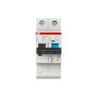 ABB - Disjoncteur Diff. Smissline embroch. 1P+N (à droite)-10A-Cbe B-10kA-30 mA-Type A