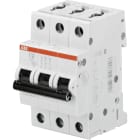 ABB - S200 Disjoncteur modulaire-3P - 0.5A - Cbe D - 6000A/10kA (3 modules)-peignable