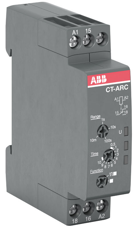 ABB - Rel. Temp retard à la retombée - 0.05s - 10min - 1c/o - 24-240AC / 24-48DC