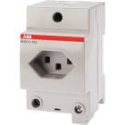 ABB - M1011T23 - Prise de courant modulaire -Norme SEV 2011 Suisse- 2P+T -16A-250VAC