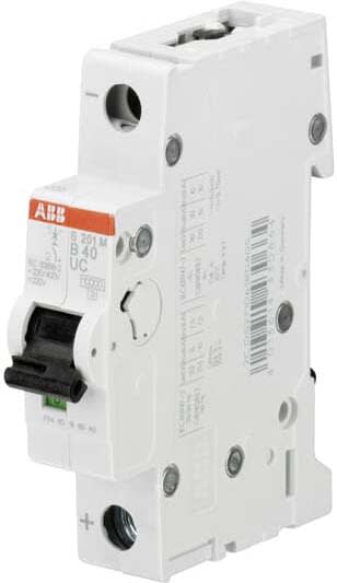 ABB - Disjoncteur DC (S201MUC) 1P 10KA 220VDC C-1A