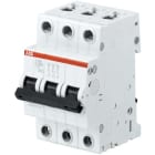 ABB - S200 Disjoncteur modulaire - 3P - 80A - Cbe B - 6000A/6kA (3 modules)-peignable