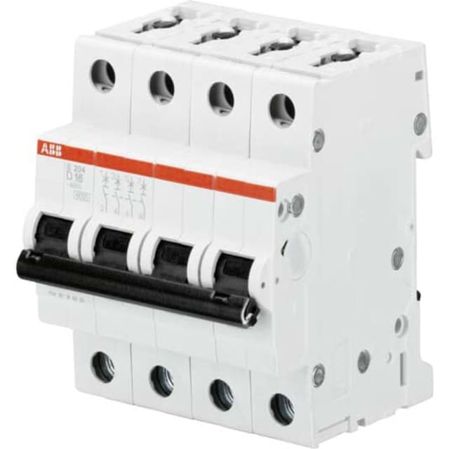 ABB - 352463 - S200 Disjoncteur modulaire- 4P - 16A - Cbe D - 6000A ...