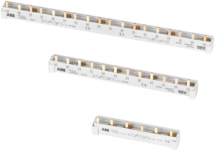 ABB - Peigne horizontal Gris 12 x 2P - 10mm2
