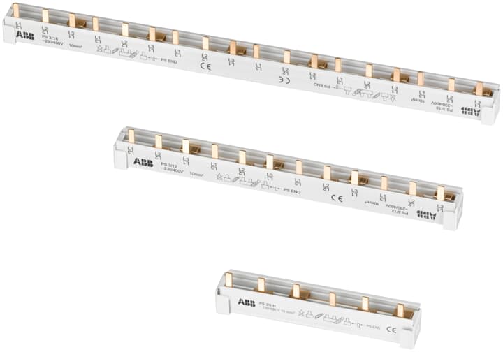 ABB - PSN 1/56 KIT - Peigne horizontal P+N pour SN201 - 1 Mètre (Mini de Cde 5Kits)