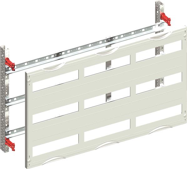 ABB - Kit Rail Din Modulaire - Entraxe 125/150mm - MBG413 - L250mm