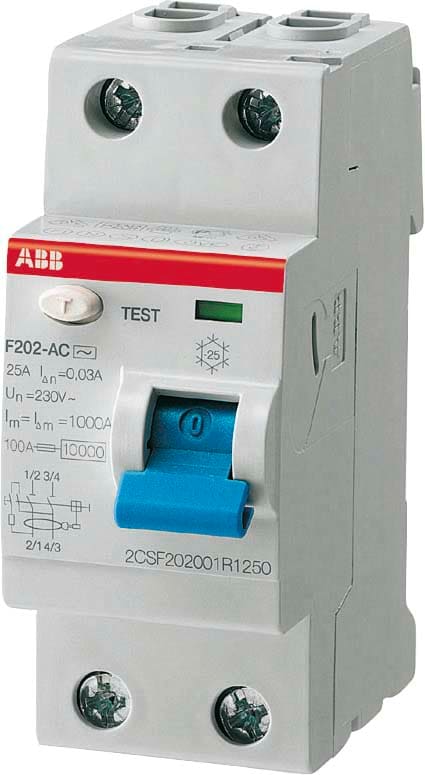 ABB - Interrupteur Différentiel - F200 - 2P - 63A - 30mA - Type F