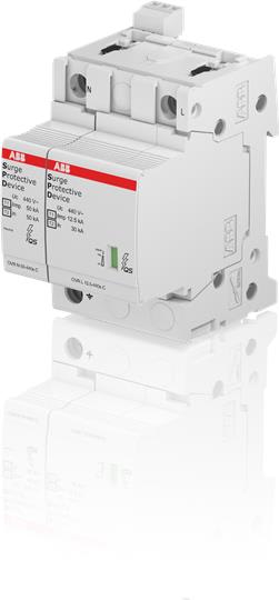 ABB - Parafoudre OVR T1+T2 -1P+N - Iimp 12,5kA -Imax 80kA -400V - av. TS - TT/TNS