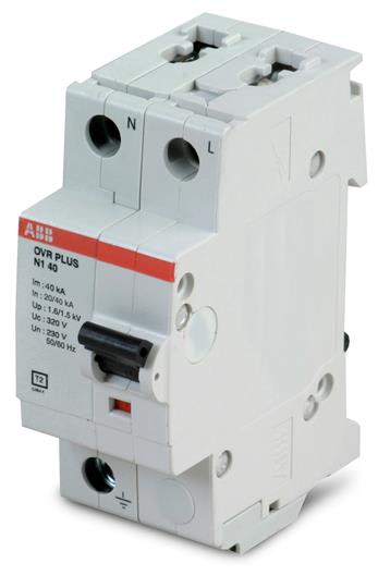 ABB - Parafoudre Type 2 Autoprotege Ph+N Imax 40KA