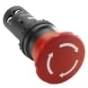 ABB - Ce4T-10R-20 Bouton Arrêt Urgence 40mm Par Rotation 2NO