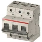 ABB - S800S Disjoncteur modulaire - 3P - 6A - Cbe K -Icu 50kA (4,5 modules) - Vis
