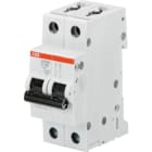 ABB - S200M Disjoncteur modulaire- 2P - 0,5A-Cbe D -10000A/15kA (2 modules)-peignable