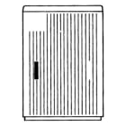 ABB - EH3 / AP - 21 Amoire de trottoir DIN 1 montée en usine avec revêtement UV