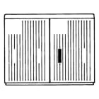 ABB - EH3 / AP - 2 Amoire de trottoir DIN 2 livrée en kit