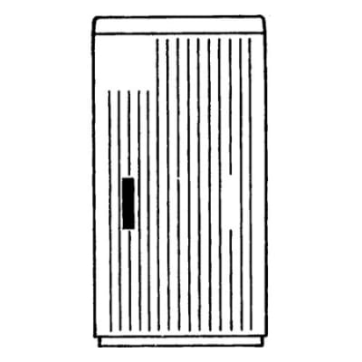 ABB - EH3 / AP - 20 Amoire de trottoir DIN 0 montée en usine avec revêtement UV