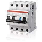 ABB - Disjoncteur Diff. Compact 3P+N (droite) 20A 10kA cbe C 300mA Type AC