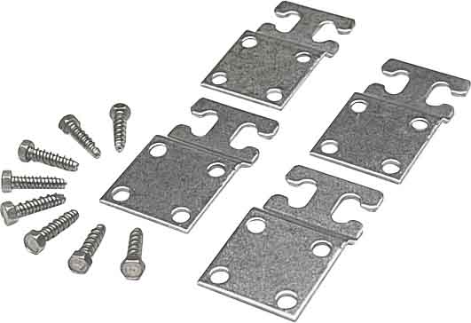 ABB - ARIA 4 pattes de fixation en acier inoxydable Jeu de 4 pièces