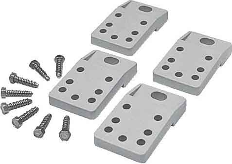 ABB - ARIA Pattes de fixation - Jeu de 4 pièces en polyamide