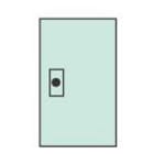 ABB - ARIA 43 Coffret IP66 IK08 avec 1 ou 2 serrure à double panneton de 3 mm