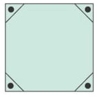 ABB - AP41MS Platine de mont en acier galvanisé