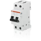 ABB - S200 Disjoncteur modulaire - 2P - 1A - Cbe B - 6000A/10kA (2 modules)-peignable