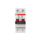 ABB - Interrupteur modulaire (E200) 2 Pôles 100A levier Rouge