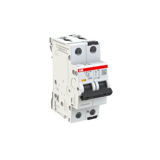 Hager NGT716 Disjoncteur 1P+N 6-10kA courbe D - 16A 1 module