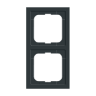 ABB - Futur Linear / Plaque fintion 2 postes - Anthracite