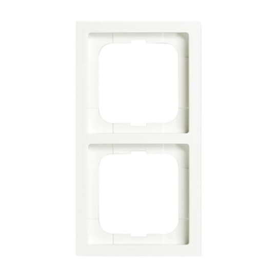 ABB - Futur Linear / Plaque fintion 2 postes - Blanc Mat